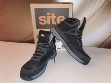 Mens Site Bronzite Safety Boots UK12 / EU47 (Black) see desc...