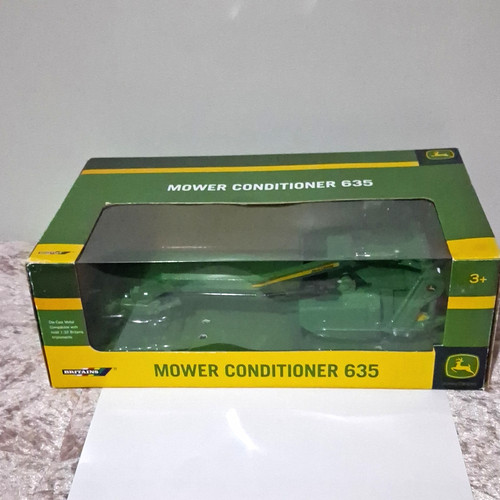 Britains john deere 635 mower - john,