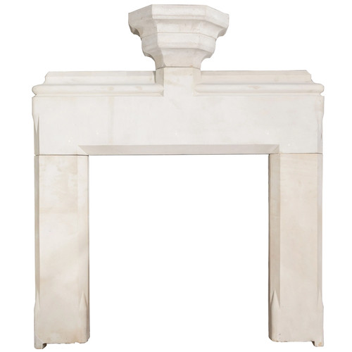 Antique sandstone fireplace - sandstone,