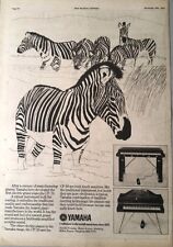 YAMAHA CP-20 KEYBOARD  UK Poster size Press ADVERT 16x12 inches