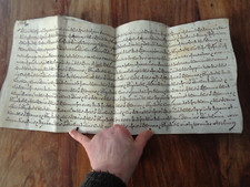 1792 VELLUM DOCUMENT AGREEMENT OF RICE WILLIAMS & JONES USK WALES 2 SHEET ^