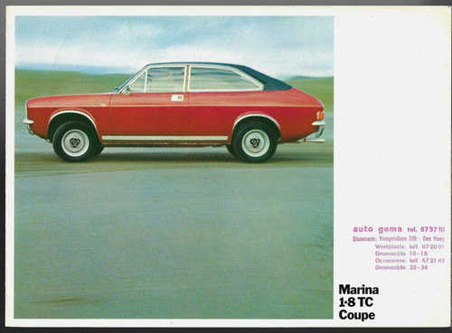 Morris marina tc coupe - 1.8,