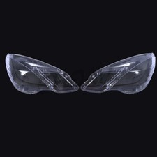 Pair Headlight Lens Cover For