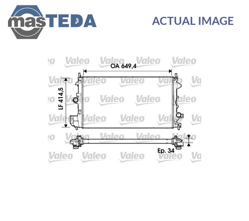 734339 engine cooling radiator - engine,