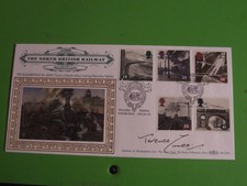 BENHAM SILK COVER FDC RAILWAY