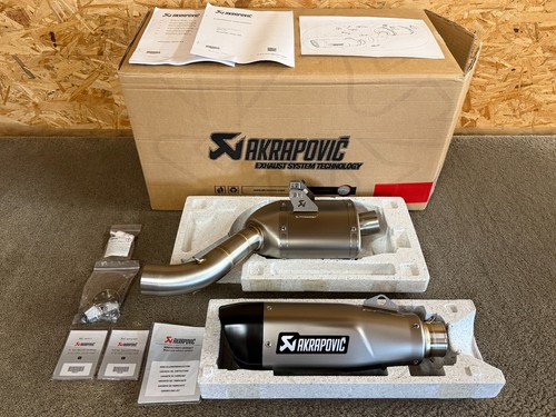 Akrapovic exhaust titanium