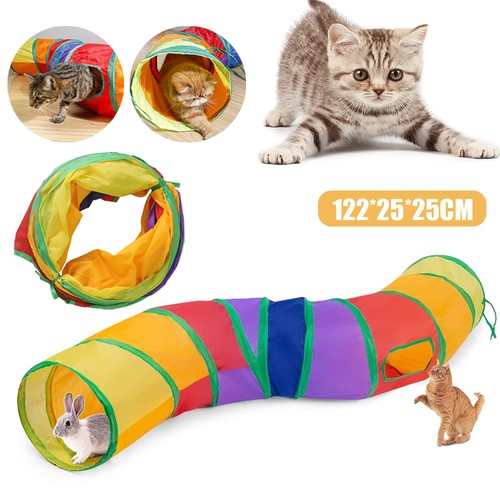 Foldable cat play tunnel - cat, pet