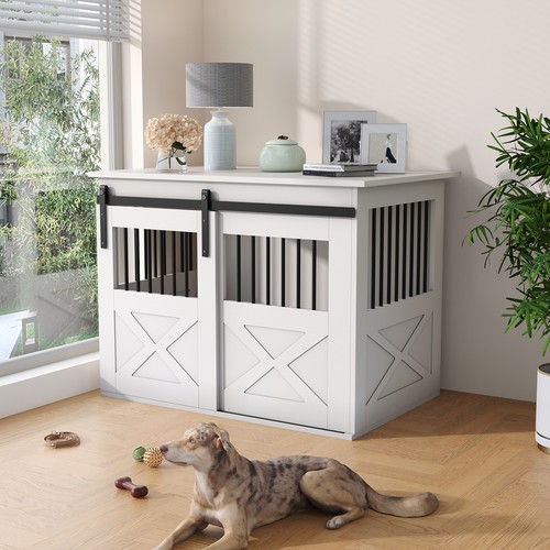 Wooden pet crate furniture - wooden,