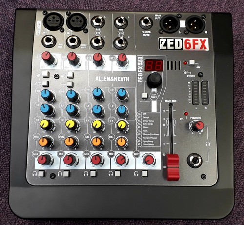 Allen heath zed 6fx compact - &, zed-6fx