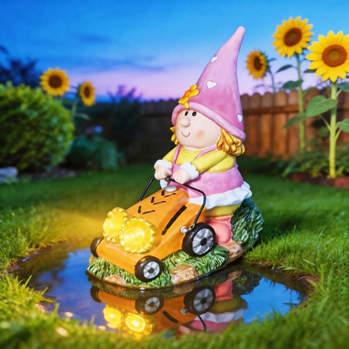 Solar gnome garden - solar, decorations