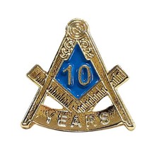 FREEMASONS MASONIC 10 YEAR