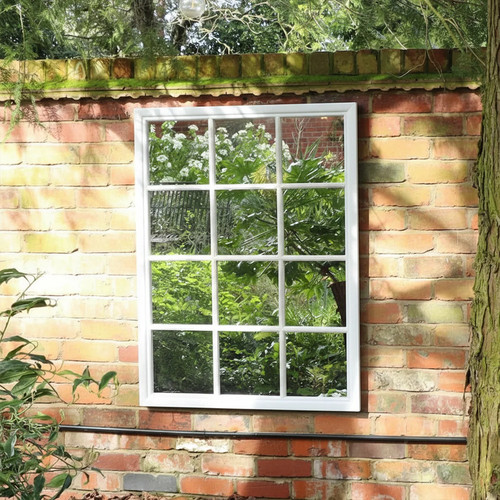 Large matte white window - matte,