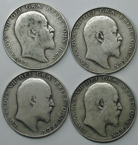 Edward vii 925 silver - 0.925, half