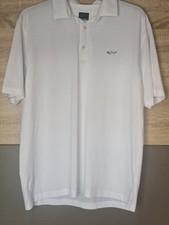 Greg Norman - White Play Dry Golf Polo Shirt Size Mens XL Extra Large