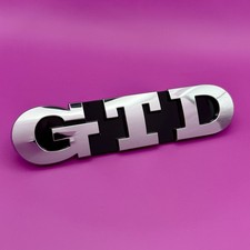 Genuine VW Golf MK6 GTD Chrome Silver Front Grill Badge 5K0 853 679 739