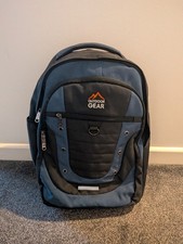 Blue and Black Wheeled Pull