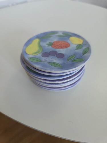 Fruit coasters for drinks - fruit,