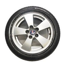 Saab 9-3 *1998-2002* Genuine 16" 5 Spoke Alloy Wheel 205/50/16 Tyre 6mm #01