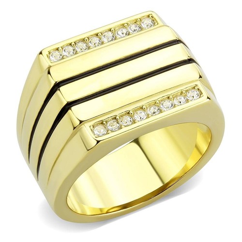 Mens gold ring - , pinky