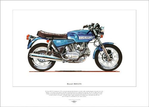 Ducati 860gts motorcycle - 860gts,