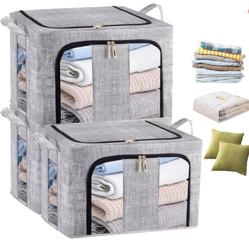 3pcs 66l folding storage - 66l,