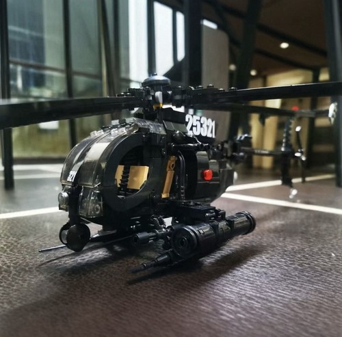 Little bird helicopter moc - helicopter,