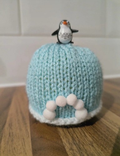 Hand knitted terry chocolate - hand,