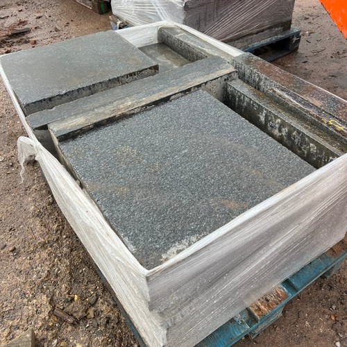 Reclaimed sawn granite stone - sawn,