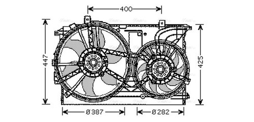 Ava radiator cooling fan - ava,