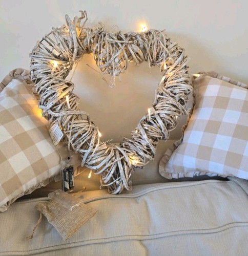 Wicker heart natural wshed - wicker,