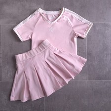 Zara Tennis Set for Girls Size 6 Years 116 Skort Skirt Top Sport Suit Pink