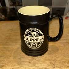 GUINNESS Tall Tankard Beer Mug Ceramic Extra Stout