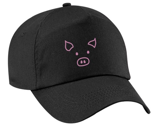 Pig face baseball cap - pig, animal
