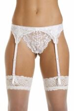 Lace Suspender Belt White/Red/Black. M/L or L/XL Same Day Free Post