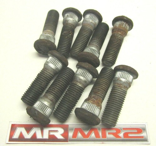 Toyota mr2 mk2 10x wheel - wheel, bolts