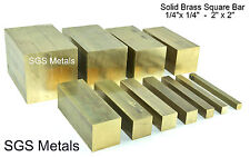 Solid Brass Square Bar 150mm