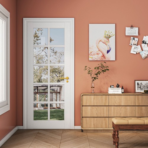 28x80 interior french door - door, 10