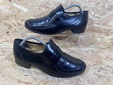 Grenson 951901 Loafer Black Leather Shoes Slip On Formal UK Mens Size 9