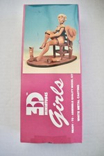  ANDREA MINIATURES 3D - GIRLS SERIES-G-012 WESTERN BELLE - 80MM - METAL 