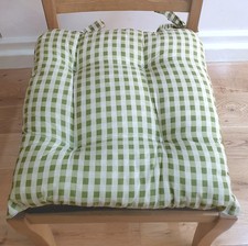 Gingham Check Green / White