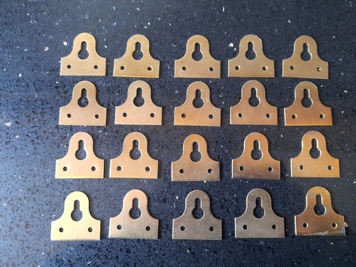 Glass plates solid brass - solid,