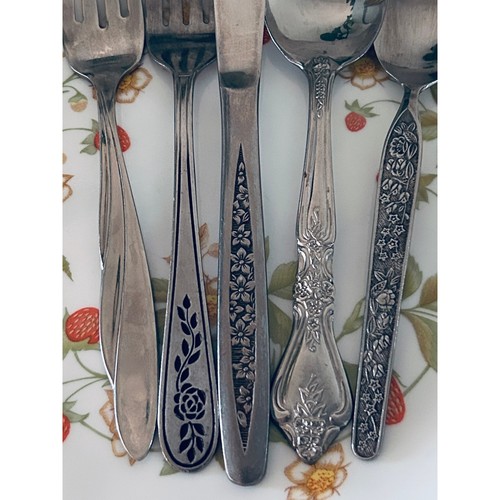 Vintage mismatched floral - vintage,