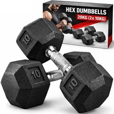 Hex Dumbbells Pairs Rubber
