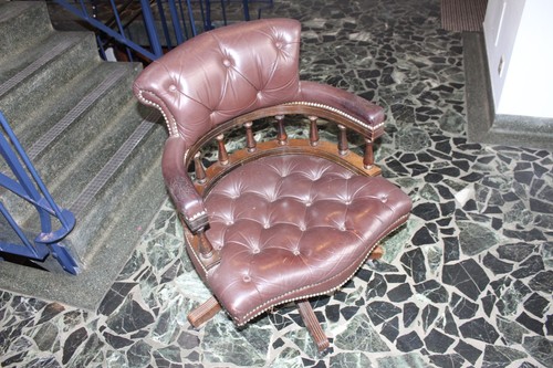 Vintage brown leather - brown,