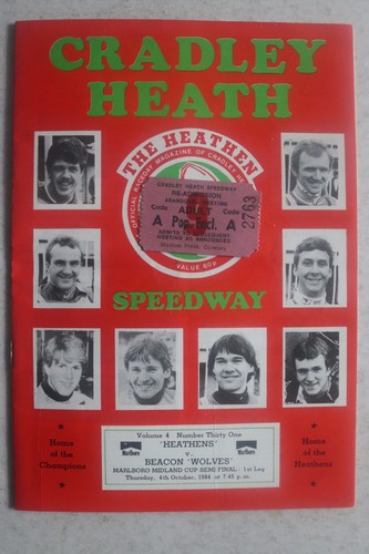 Cradley heath wolves 1984 - v,