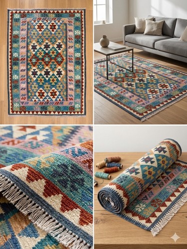 Handmade kilim rug 200x150cm - handmade,