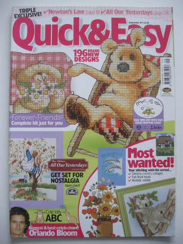 Quick easy cross stitch - quick, &