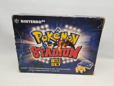 Nintendo 64 Pokemon Stadium Battle Set Boxed With Manuals.