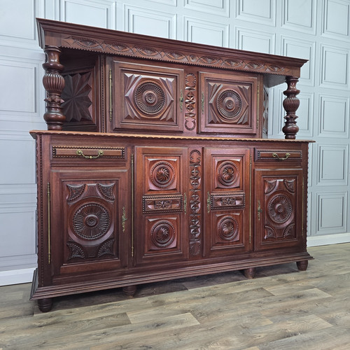 Vintage french buffet cabinet - vintage,