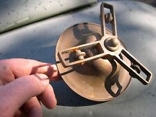 SPARE ANTIQUE BRASS HANGER & CEILING PLATE  FOR RISE AND FALL KEROSENE OIL LAMP